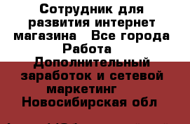 Сотрудник для развития интернет-магазина - Все города Работа » Дополнительный заработок и сетевой маркетинг   . Новосибирская обл.